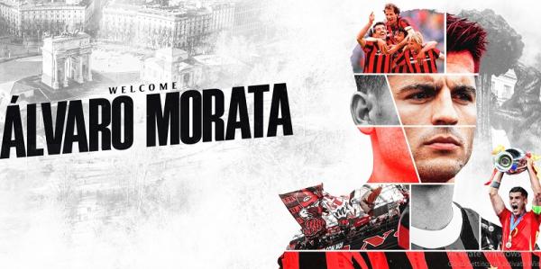 Resmi Alvaro Morata Gabung AC Milan